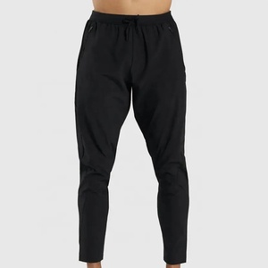 Pantalon de survêtement en toile personnalisé en gros, molleton doux polyester/coton, coupe régulière, taille élastique, décontracté, sport, hiver, respirant - Product Image 1