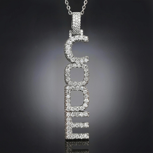 Colgante de Letra Personalizado con Moissanita y Baño de Oro en Plata de Ley 925, Amuleto con Nombre, Joyería Hip Hop Unisex - Product Image 4