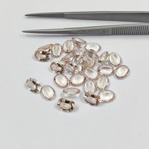 5mm x 7mm Morganite naturelle à facettes ovale coupe pierre précieuse en vrac bonne qualité pierres semi-précieuses polies à la main à un prix abordable - Product Image 4