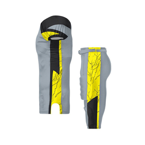 Conjunto de Casco de Fútbol Americano Blanco y Azul Marino, Diseño Sublimado en Degradado, Poliéster Transpirable, Kit de Equipamiento de Fútbol Americano - Product Image 4