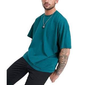 T-shirt ample en coton 100% de qualité supérieure, col rond, décontracté, broderie personnalisée, design uni, tissu tricoté en provenance du Bangladesh - Product Image 5