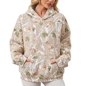 Sweat à capuche camouflage personnalisé pour homme, en polaire d'hiver, coupe oversize, 100% coton, polaire d'extérieur, vêtement d'extérieur chaud, tactique, style désert - Product Image 6