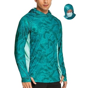Sweat à capuche tactique ajusté pour homme, imprimé camouflage, avec masque intégré réglable, cagoule, marque privée, respirant - Product Image 1