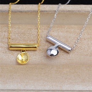 Conjunto de Joyería Fina de Plata S925 con Perla Individual, Accesorio con Cadena para Oreja 5521, Cadena para Perlas 9-10, Soporte para Perlas 10-11 - Product Image 3