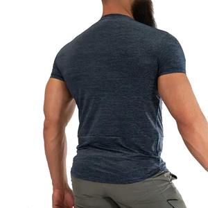 Men's Athletic Gym T-Shirt 100% Cotton Knitted Moisture Wicking Quick Dry Breathable Workout T-Shirt for Training Fitness - Product Image 4