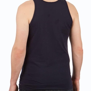 New Style Cotton Bamboo Fiber Black <b>White</b> V neck Tank Top Sleeveless Breathable Fitness Sportswear <b>Men</b> <b>Vest</b> High Quality Body - Product Image 3