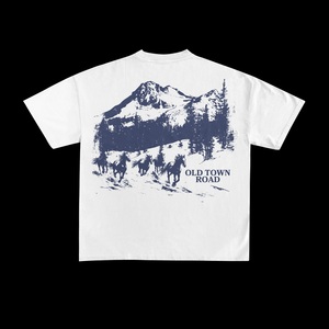 Camisetas de Hombre con Cuello Redondo 100% Algodón, Personalizadas, de Última Tendencia 2026, Corte Holgado, Precios al por Mayor - Product Image 1