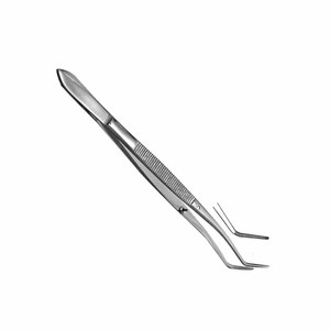 Pince chirurgicale dentaire de haute qualité 16 cm en acier inoxydable, à pointe cisaillante angulaire Meriam, outil de prélèvement manuel de précision - Product Image 2