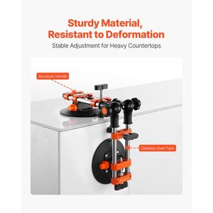 Set di 2 Livellatori per Giunzioni Senza Soluzione di Continuità per Granito con Ventose da 6 Pollici e Sistema di Livellamento per Giunzioni - Product Image 4