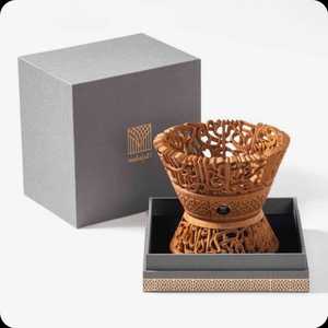 Quemador de Incienso Religioso de Madera Hecho a Mano por Artesanos, Diseño Único, Hecho en India, Ecológico, Duradero, Decoración para el Hogar - Product Image 2