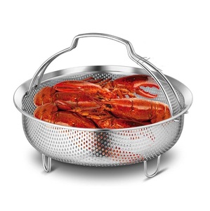 Compact Stainless Steel Metal <b>Colander</b> Bowl For Small Kitchen Fruit Washing Rice Rinsing And Pasta Draining - Product Image 6