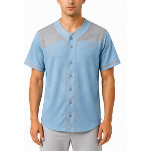 Maillot de baseball moderne à manches courtes, léger, avec numéro de joueur, pour le baseball et les équipes - Product Image 3