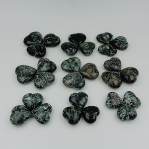 Cœur de Séraphinite Naturelle en Cristal Vert, Pierre de Guérison pour Reiki, Méditation, Cadeau, Décoration Énergétique, Vente en Gros - Product Image 3