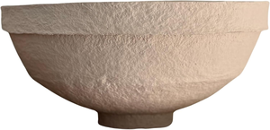 Modern White Paper Mache Pedestal Bowl Handmade Decorative Centerpiece for <b>Console</b> <b>Table</b> Dining <b>Table</b> Coffee <b>Table</b> Decor - Product Image 5