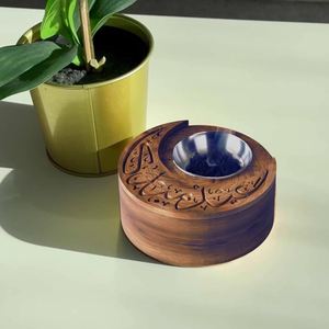 Arabic Design Sandalwood Incense Burner With Arabic Calligraphy Design Aromatic <b>Diffuser</b> All-Season Use - Product Image 1