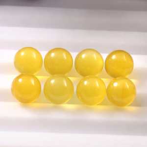 10mm Natural Mango Chalcedony Smooth Round <b>Balls</b> Healing Crystal <b>Spheres</b> Loose Gemstone Jewelry Making Wholesale Lot - Product Image 2