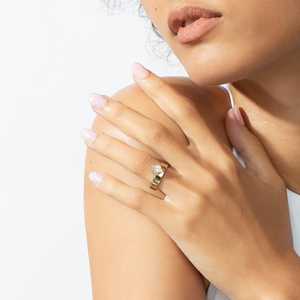 Anillo de Compromiso con Diamante Cultivado en Laboratorio de 1 Quilate, Corte Kite, Oro Sólido de 14k, Banda Ancha de 4.7mm, Anillos Modernos Minimalistas, Fabricante, Venta al Por Mayor - Product Image 6