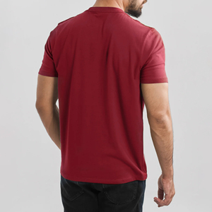 T-shirt uni à manches courtes col rond 100% coton respirant et à séchage rapide pour hommes, haute qualité, prix de gros, meilleure qualité - Product Image 3