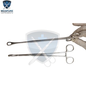 Pinces à éponges professionnelles en acier inoxydable, taille personnalisable, pour la manipulation des pansements, instruments chirurgicaux - Product Image 5