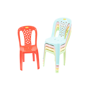 Heavy-Duty Multicolor <b>Plastic</b> <b>Chair</b> Stackable Lightweight Eco-Friendly Modern Round Outdoor <b>Garden</b> Furniture Kitchen School - Product Image 6