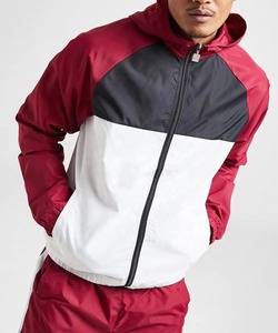 Custom Logo Winter Streetwear Hooded Printed Waterproof Lightweight Cotton Tracksuits <b>Wind</b> <b>Breaker</b> Men's Outdoor Sweat Suit Set - Product Image 3