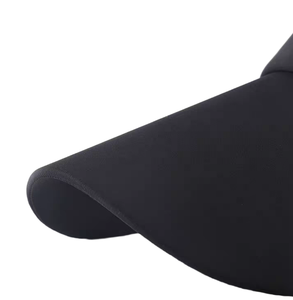 Black Quick Dry Curved Brim Sun Visor <b>Hat</b> <b>Summer</b> Adjustable UV Protection Unisex Outdoor Casual Daily Use Polyester Sports Visor - Product Image 2