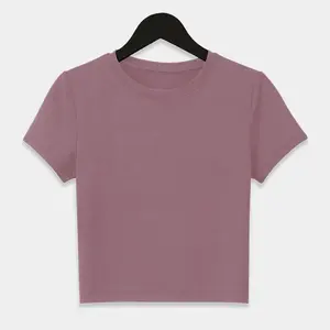 Camiseta Corta Informal para Mujer 2026, Cómoda, Transpirable, Ecológica y Duradera, con OEM - Product Image 1