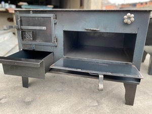 Extra Large Wood Stove, Wood Burning Cooking Oven, Handmade <b>Kitchen</b> Stove - Product Image 3
