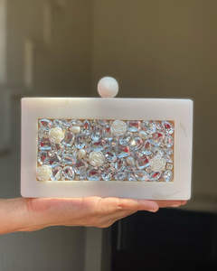 Women's Epoxy Resin Clutch Evening Bag <b>Handbag</b> and Resin Bag Elegant Crafted <b>Accessories</b> - Product Image 2