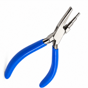 MANAN INSTRUMENTS Alicates de Precisión de Acero Inoxidable para Joyería, Mango Redondo Azul, 100g, para Fabricación de Collares y Bricolaje - Product Image 4
