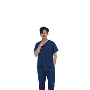 Ensemble de blouses médicales unisexes Solid Trader, vêtements d'infirmière, tissu respirant, design léger, uniforme d'hôpital - Product Image 6