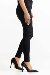 Pantalon en jean ample à jambe large OEM pour femme, style boyfriend, streetwear, vente en gros, faible MOQ - Product Image 4