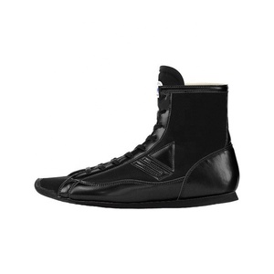 Chaussures de boxe de qualité supérieure en cuir artificiel professionnel, nouveau modèle, confortables et légères - Product Image 1