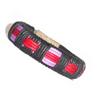 Gran oferta, las últimas Pulseras de Moda, diseño de cuero plano trenzado a precio mayorista - Product Image 2