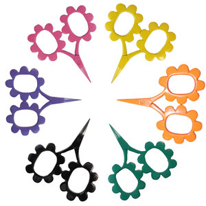 Ciseaux à broder de qualité supérieure, motif floral, en acier inoxydable, pointe de précision tranchante pour la couture, les tailleurs, les loisirs créatifs et les fournitures DIY - Product Image 1