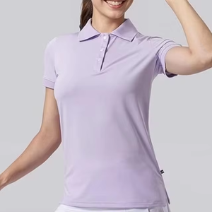 Vente en gros de chemises pour hommes et femmes, haut de gamme, respirantes, anti-rides, en tricot, à manches courtes, de haute qualité - Product Image 3