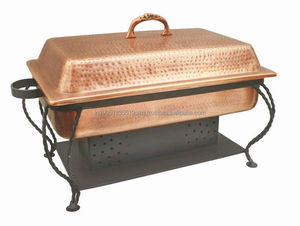 Vente en gros dernier plat de luxe pour chauffe-plats Buffet de restauration pour hôtels en acier inoxydable doré de la meilleure qualité - Product Image 5