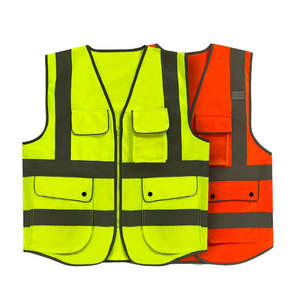 Chaleco de Seguridad Reflectante de Alta Visibilidad NESTA SPORTS con Bolsillo, Ropa de Trabajo para Construcción y Seguridad con Logotipo Personalizado - Product Image 5