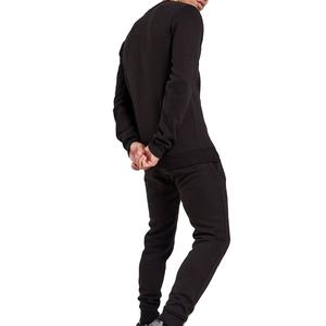 Novedades: Conjunto de Sudadera y Pantalones Deportivos Casuales de Invierno para Hombre, Cuello Redondo, Color Sólido, 100% Algodón, Alta Calidad, Tallas Grandes - Product Image 3