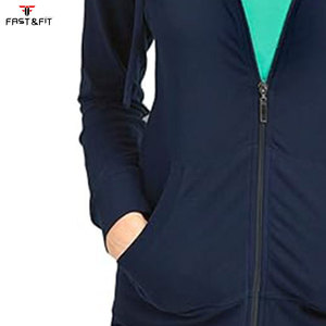 Sudadera con Capucha para Mujer, Informal, de Algodón, Cómoda de Usar - Product Image 3