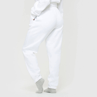 Pantalon de survêtement d'hiver pour femme, taille élastique, personnalisé, de haute qualité, vente en gros, décontracté, coupe oversize