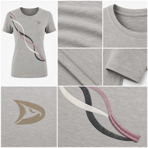 OEM Factory Custom Women's Loose T Shirt Boxy Fit 100% Cotton Streetwear Tee Breathable Wholesale Blank Essentials - Product Image 6