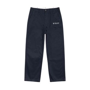 <b>Men's</b> Cotton Chino Trousers Casual <b>Stretch</b> Pants Regular Fit Business Office Trousers Solid Color Comfortable Breathable - Product Image 1