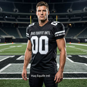 Camiseta de Fútbol Americano Blanca al por Mayor, Camisetas Deportivas Personalizadas para Equipos, Uniformes de Práctica para Hombres y Jóvenes - Product Image 4