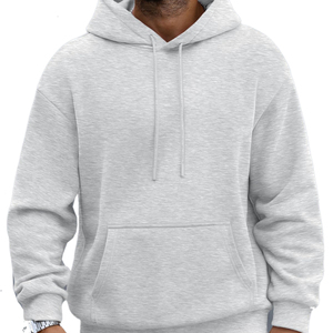 Sweat à capuche oversize décontracté en molleton de coton, streetwear, vêtements personnalisés, fabrication en gros OEM ODM pour hommes - Product Image 3