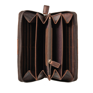 Premium Quality Leather Zipper Closure <b>Wallet</b> for Women RFID Blocking Custom Logo Wholesale Manufacturer Available For Sale - Product Image 6