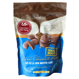 Precio de Oferta: Fabricante y Exportador de Chocolate Puro, Proveedor OEM/ODM de Galletas y Bizcochos para Panadería, Chocolate Negro Auténtico HALAL en Botones con 65% de Cacao - Product Image 1