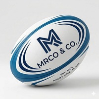 Balón de Rugby Profesional para Entrenamiento, Balón de Rugby Resistente para Partidos y Prácticas, Tamaño 4 y 5, para Entrenamiento en Equipo, Proveedor de Fábrica