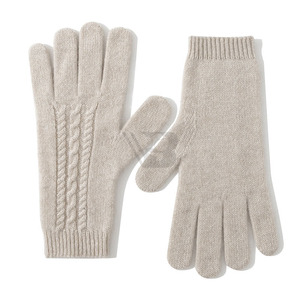 Mitaines d'hiver décontractées 100 % laine doublées polaire, compatibles écran tactile, détection par aiguille, longueur poignet, unisexe, style sergé, multifonctionnelles pour l'extérieur - Product Image 5