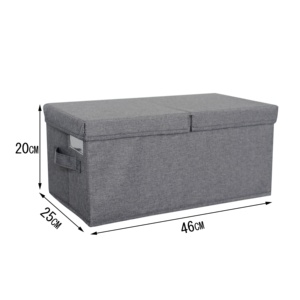 MA42.1 Hộp Đựng Đồ Bằng Vải Có Thể Gập Lại Với 12 Ngăn Sắp Xếp Đồ Bằng Vải Sắp Xếp Tủ Quần Áo Logo <span class=keywords><strong>OEM</strong></span> ODM Tùy Chỉnh - Product Image 4